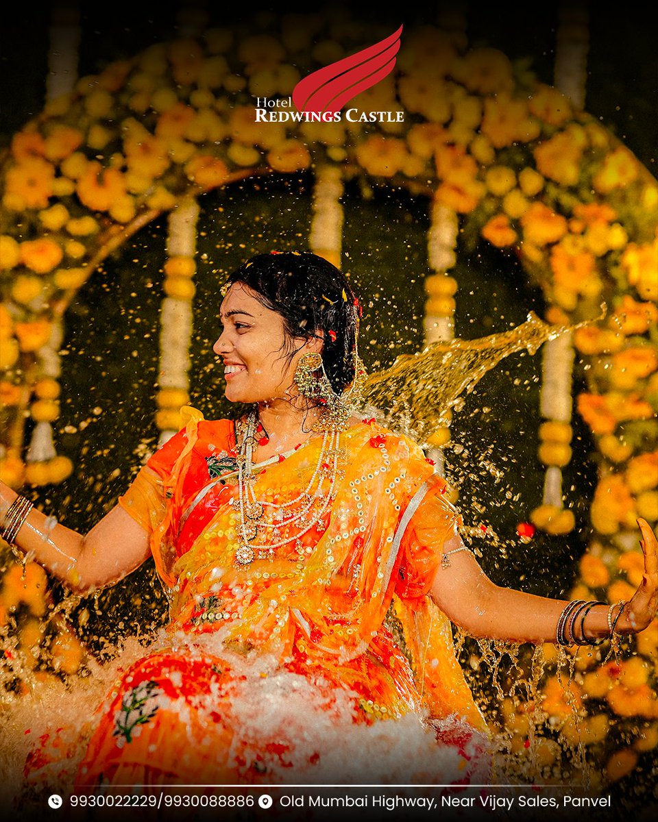 RedwingsHotel's tweet photo. 💍 Celebrate Love, Traditions &amp; Togetherness ✨

📍 Panvel, Mumbai | Weddings | Events | Celebrations

#HotelRedwingsCastle #WeddingsAtRedwings #PanvelWeddings #LuxuryBanquets #HaldiCeremony #VarmalaMoment #MehendiVibes #RoyalCelebrations #IndianWeddings #RedwingsEvents https://t.co/gg2uI0GTkG