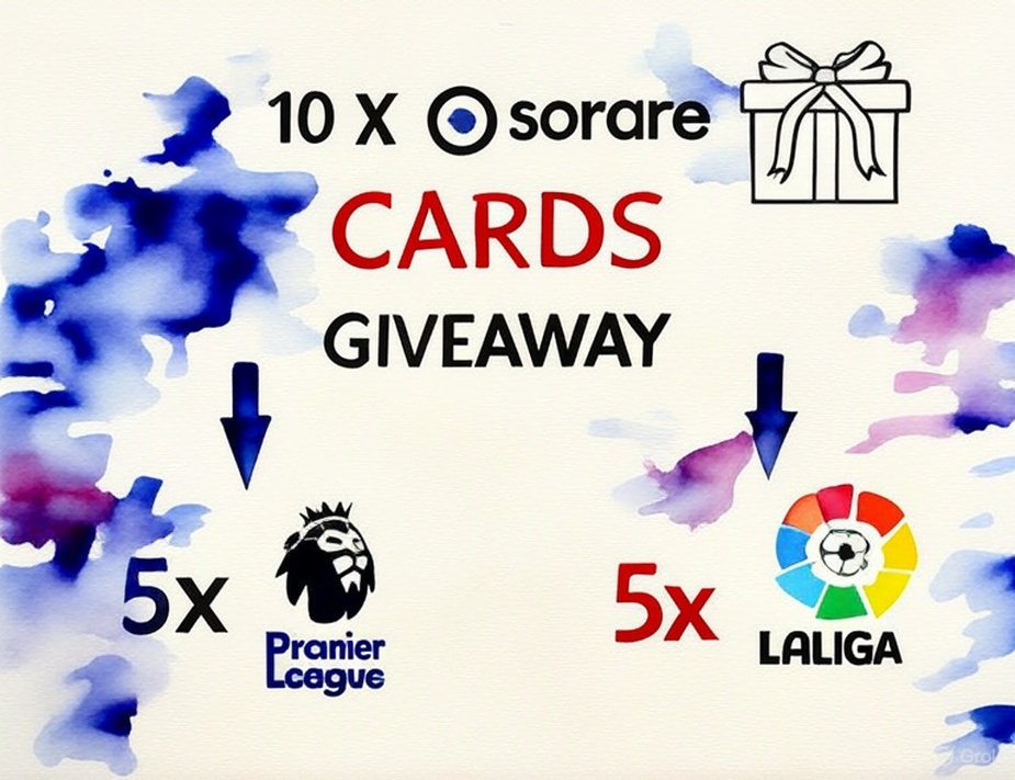 PawelTrader โจ๐ช๐๏ธ (@paweltrader_) on Twitter photo ๐ฅSORARE CARD STORM โ GIVEAWAY!๐ฅ
โก8.05.2025โก
๐ WIN 10x TOP CARDS! (5x Premier League + 5x La Liga) ๐โฝ
โจ HOW TO WIN?
โ
FREE ENTRIES (2 cards!)
1๏ธโฃ RETWEET + Drop your Sorare username ๐
2๏ธโฃ TAG 1 FRIEND for double luck! ๐
๐ EXTRA ENTRIES! (8 cards!)
๐ฐ Buy/Sell/Trade ๐ฅSORARE CARD STORM โ GIVEAWAY!๐ฅ
โก8.05.2025โก
๐ WIN 10x TOP CARDS! (5x Premier League + 5x La Liga) ๐โฝ
โจ HOW TO WIN?
โ
FREE ENTRIES (2 cards!)
1๏ธโฃ RETWEET + Drop your Sorare username ๐
2๏ธโฃ TAG 1 FRIEND for double luck! ๐
๐ EXTRA ENTRIES! (8 cards!)
๐ฐ Buy/Sell/Trade