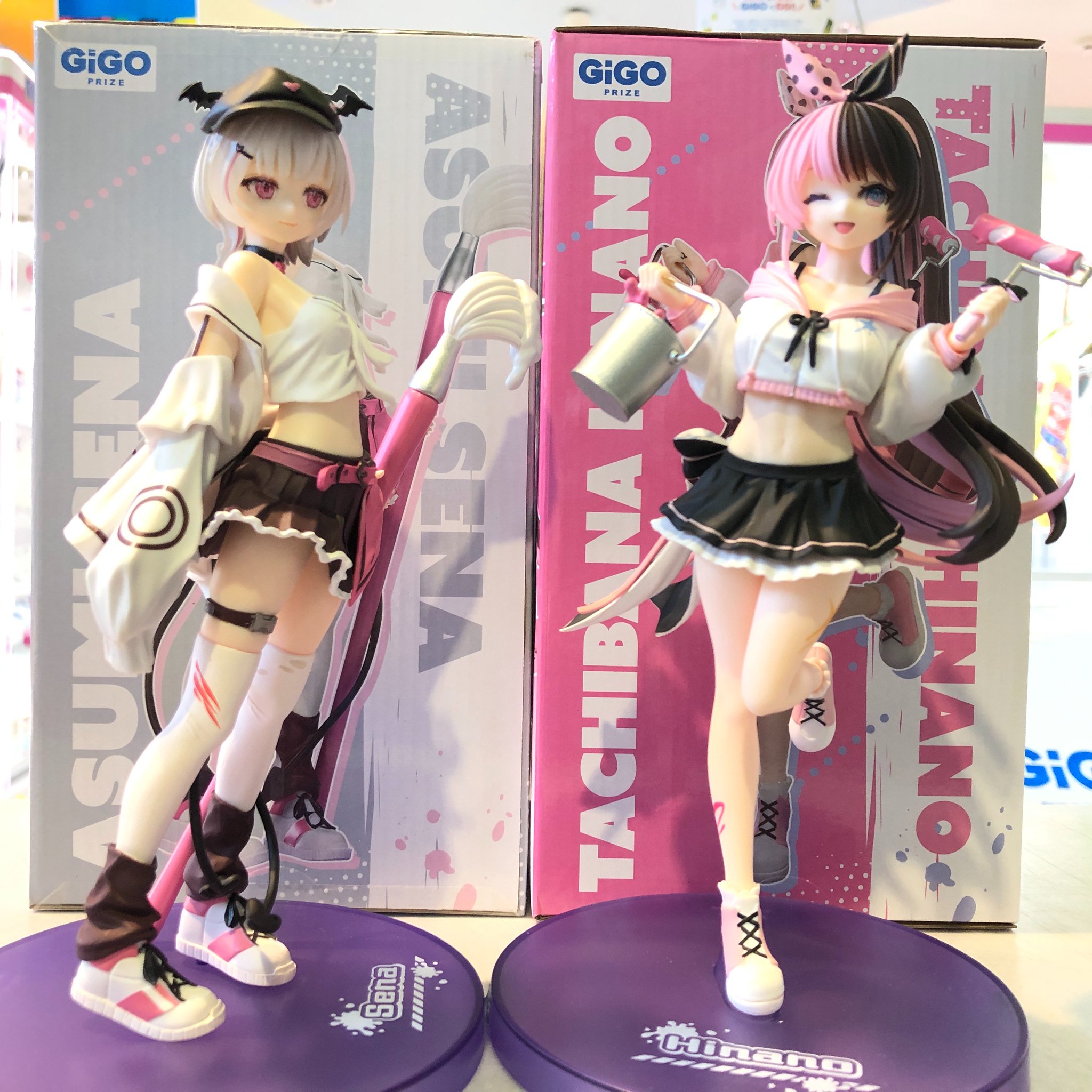 GiGO 橘ひなの&空条セナ　フィギュア ぶいすぽっ！】空澄セナと橘ひなののスケールフィギュアが5月9日