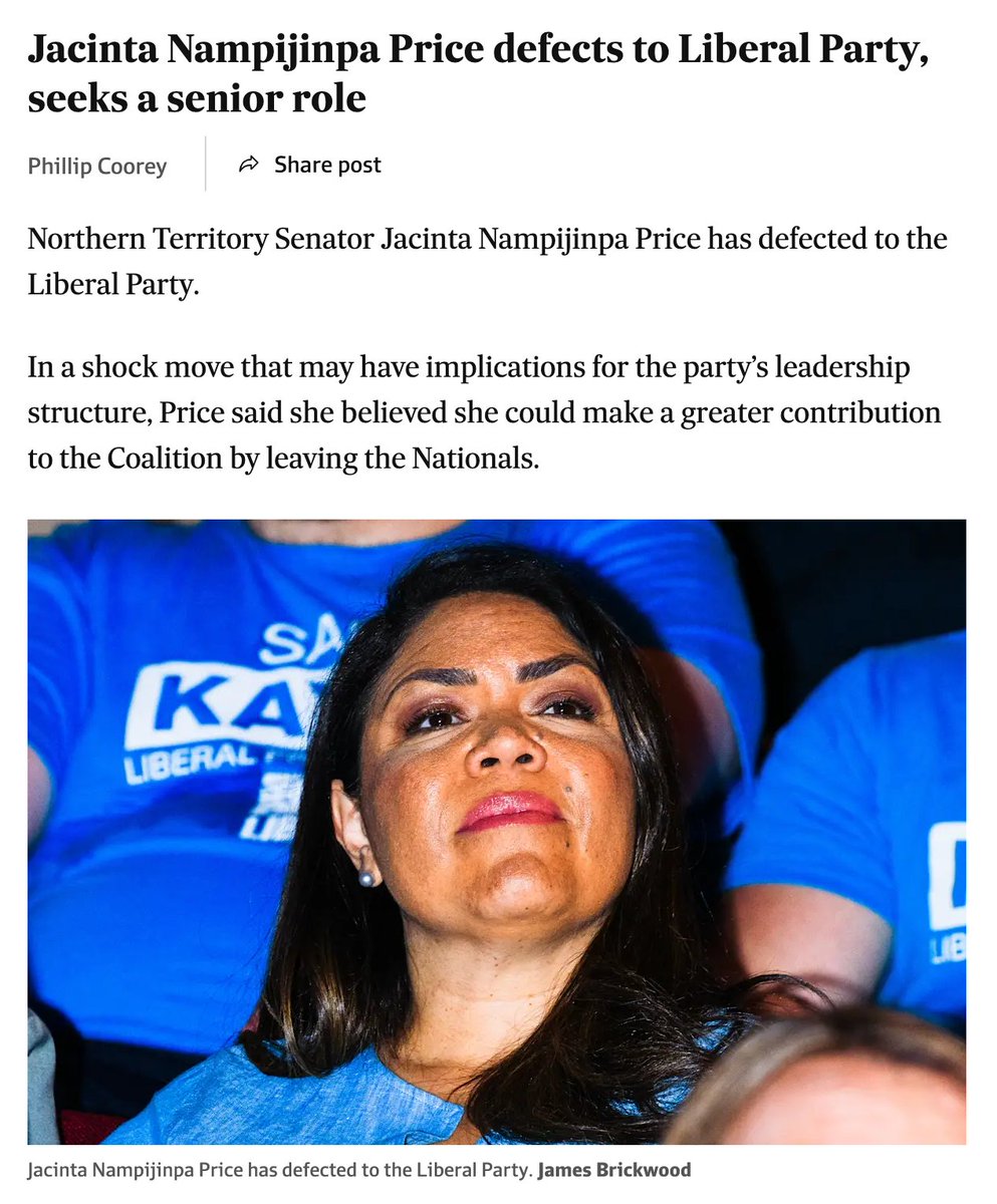 Elected under one party on Saturday, defects to another on Thursday. 

That’s not public service - that’s rank self-serving opportunism.