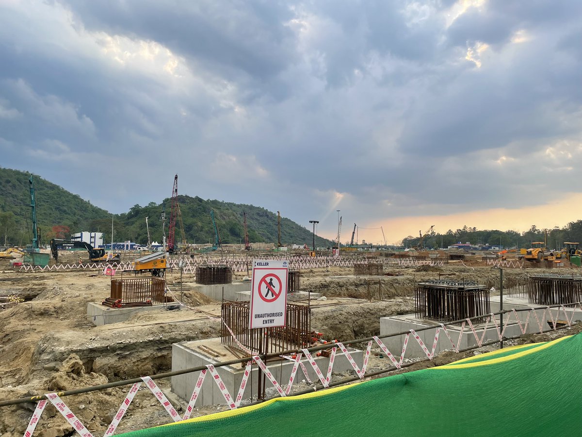 asean_1's tweet photo. 額賀衆議院議長インド親善訪問団とともに、アッサム州に建築予定のタタの半導体工場視察に同行いたしました！
観光産業以外にも大手企業の工場などの誘致に成功し、新しい取組みなどに力を入れてます。
その政策の取組みの一つに弊社の学校も含まれ、アッサムブランドを一助になるよう活動いたします！ https://t.co/zFZYGk8uIh