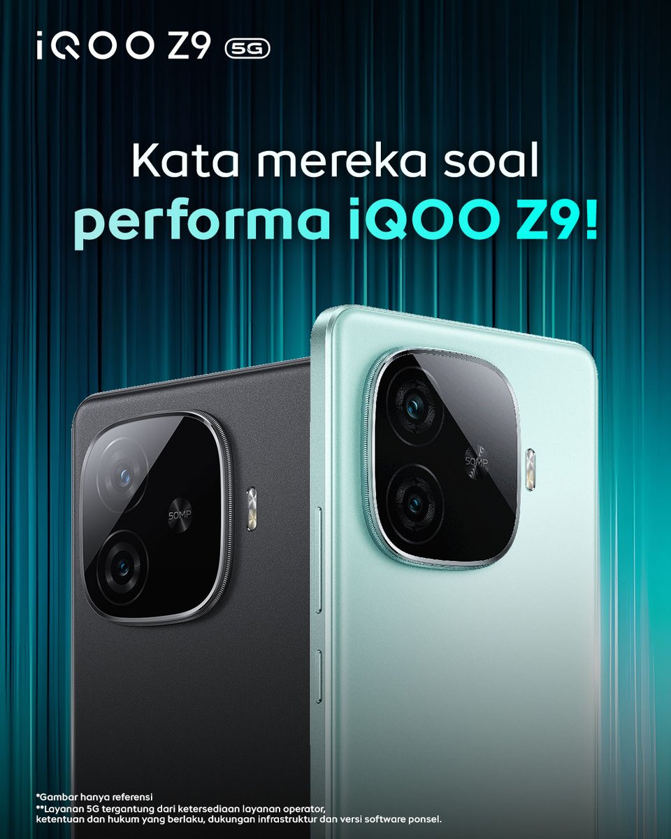 iqoo_id's tweet photo. Mereka udah ngerasain sendiri performa #AmaZin9 dari iQOO Z9! 🚀

Sekarang giliran kamu buat raih next level. Siap upgrade pengalamanmu, trOOps? 💪 

#iQOOZ9 #EmpoweringLife https://t.co/qJD6ZHQqNX