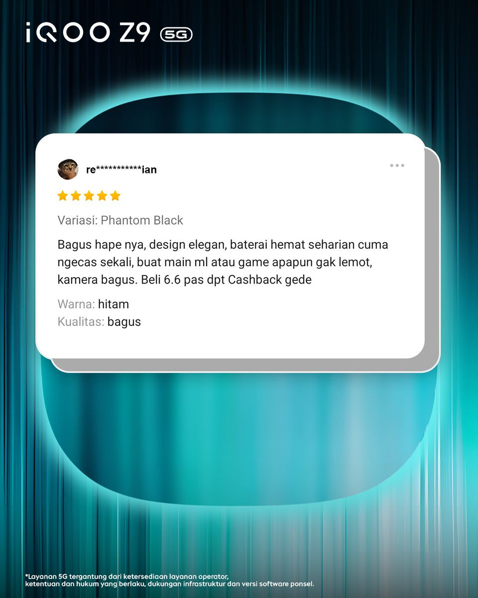 iqoo_id's tweet photo. Mereka udah ngerasain sendiri performa #AmaZin9 dari iQOO Z9! 🚀

Sekarang giliran kamu buat raih next level. Siap upgrade pengalamanmu, trOOps? 💪 

#iQOOZ9 #EmpoweringLife https://t.co/qJD6ZHQqNX