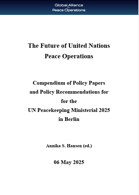 CharlieKwame's tweet photo. Happy to see two co-authored papers📄 published today as part of Global Alliance for Peace Operations collections:

1⃣ Protection of Civilians in Peace Operations
2⃣ Enhancing the Role of UN police in Peacekeeping Operations https://t.co/oW36vNY4oZ