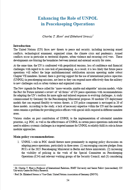 CharlieKwame's tweet photo. Happy to see two co-authored papers📄 published today as part of Global Alliance for Peace Operations collections:

1⃣ Protection of Civilians in Peace Operations
2⃣ Enhancing the Role of UN police in Peacekeeping Operations https://t.co/oW36vNY4oZ