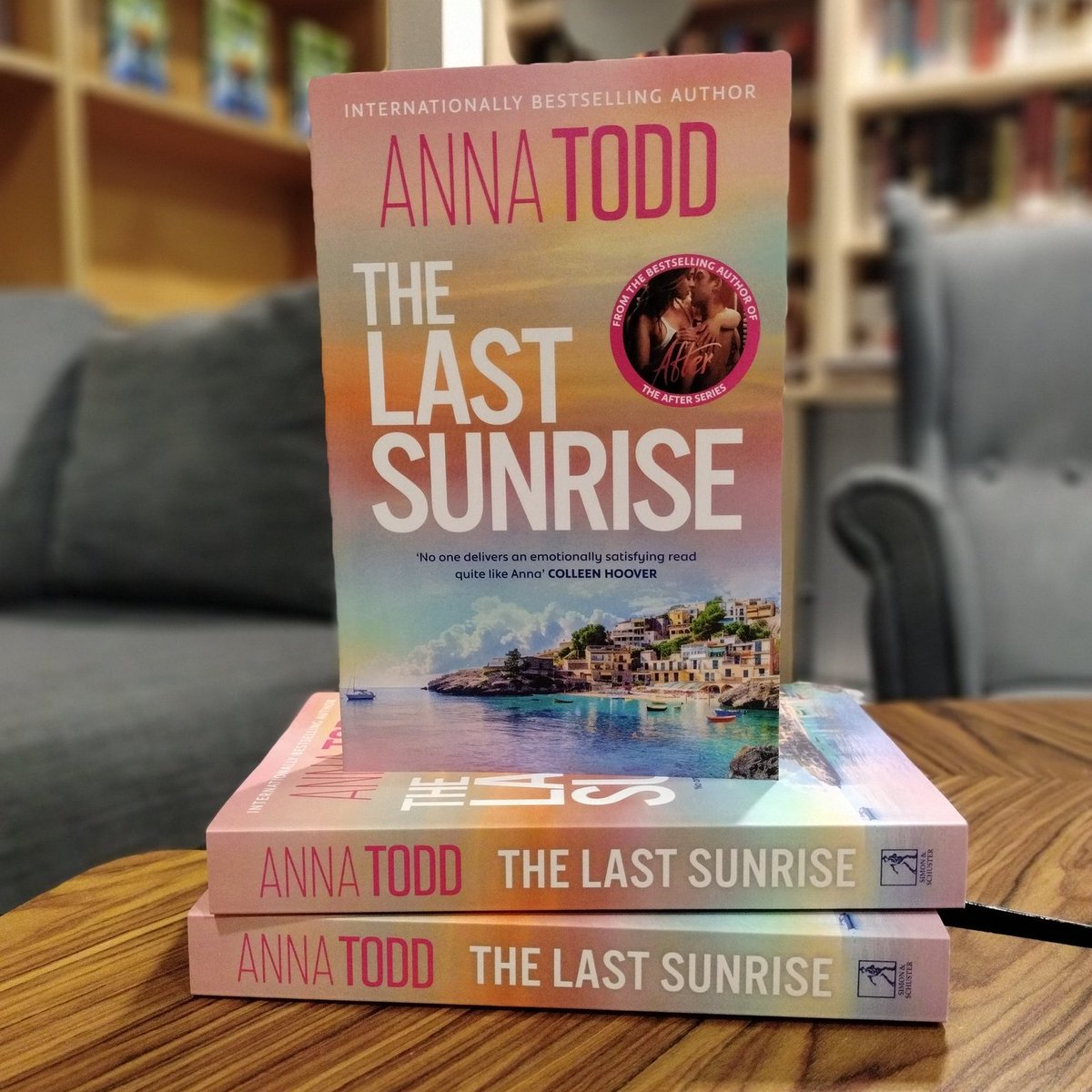 Sara-Jade Virtue (@bookminxsjv) on Twitter photo Please join me in wishing <a href="/annatodd/">Anna Todd</a> a happy pub date for her new holiday romance #TheLastSunrise, out TODAY in all good #ChooseBookshops!
‘A luminous novel about first love, first adventures and the complex moments that change us forever’ MEGHAN QUINN
simonandschuster.co.uk/books/The-Last… Please join me in wishing <a href="/annatodd/">Anna Todd</a> a happy pub date for her new holiday romance #TheLastSunrise, out TODAY in all good #ChooseBookshops!
‘A luminous novel about first love, first adventures and the complex moments that change us forever’ MEGHAN QUINN
simonandschuster.co.uk/books/The-Last…