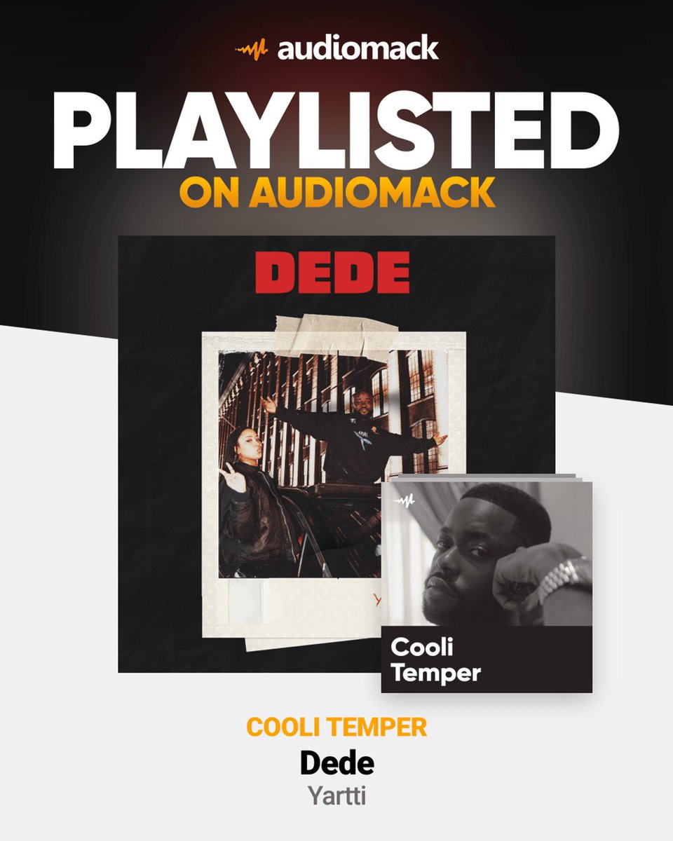 aamgnt's tweet photo. Big Love to @audiomackafrica for Editorial Support ” Dede Out now

https://t.co/aH9ZC1pz1D https://t.co/7X5h3TLPYS