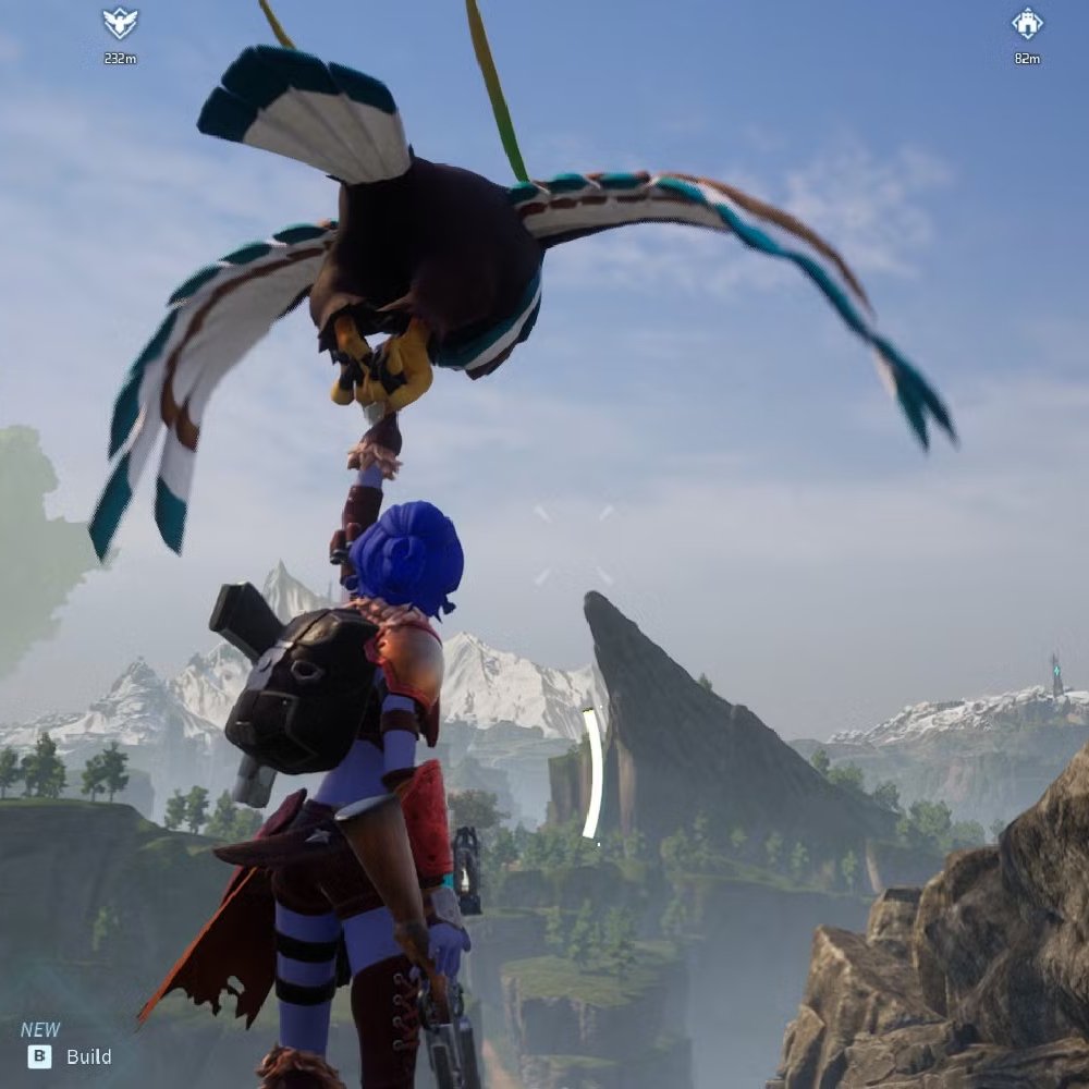 Lewchube's tweet photo. Palworld is removing the ability to glide with Pals as a result of the ongoing lawsuit with Nintendo/The Pokémon Company. honestly fucking insane https://t.co/01irFgmY1T