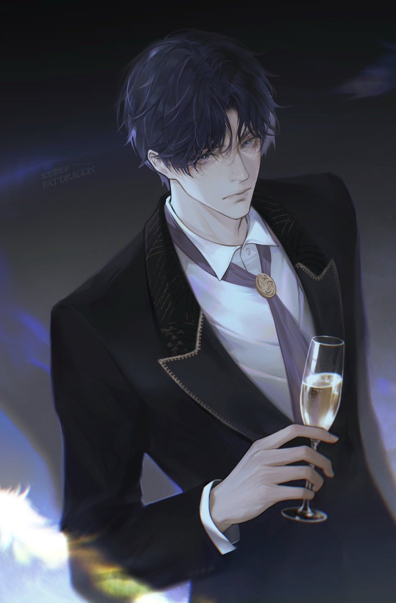 Fatdragon96's tweet image. 你会害怕吗？这样的我
#恋と深空 #ホムラ #LoveandDeepspace #Rafayel #祁煜