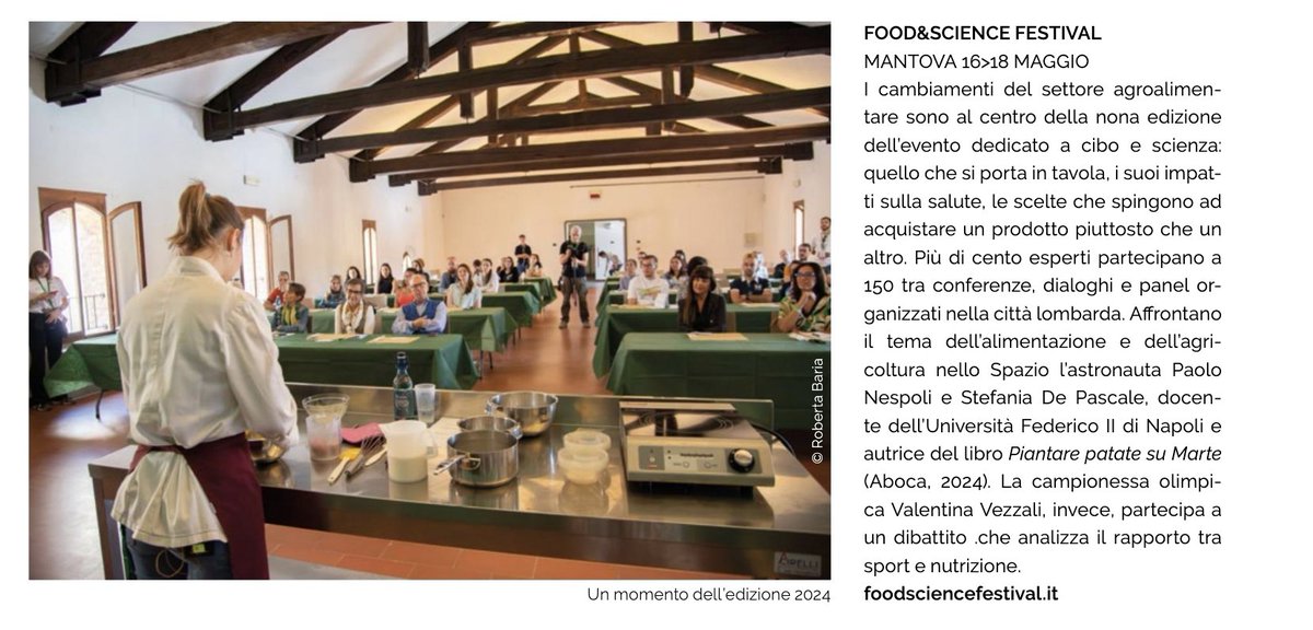 Ex Libris (@ex_libris_com) on Twitter photo Su <a href="/LaFreccia_Mag/">La Freccia Magazine</a> di #maggio anche il <a href="/foodsciencefest/">Food&Science Festival</a> che parte tra poco! Appuntamento da venerdì 16 a domenica 18, naturalmente a #Mantova 🌱 Su <a href="/LaFreccia_Mag/">La Freccia Magazine</a> di #maggio anche il <a href="/foodsciencefest/">Food&Science Festival</a> che parte tra poco! Appuntamento da venerdì 16 a domenica 18, naturalmente a #Mantova 🌱