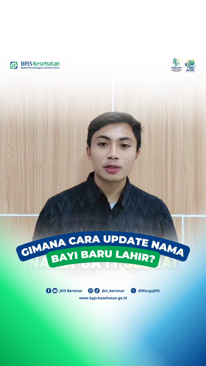 WargaJKN's tweet image. Hai Sobat JKN Bersinar✨
Bingung cara ubah data kepesertaan Bayi Baru Lahir (BBL)? Caranya gampang banget kok, bisa lewat PANDAWA di nomor WA 08118165165, Mal Pelayanan Publik (MPP), atau langsung dateng aja ke kantor BPJS Kesehatan terdekat.

#Pandawa
#KepesertaanBayiBaruLahir
