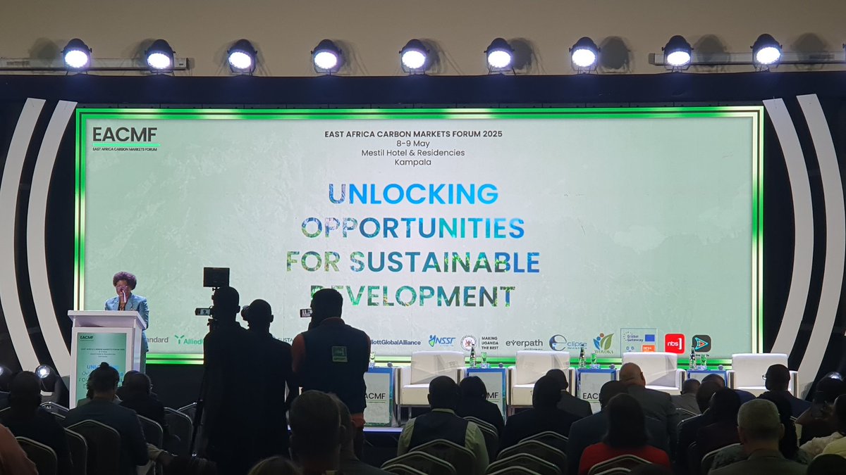 LucyBiteete's tweet photo. Very excited to be here at the #EACMF in #Kampala. Looking forward to learn more about carbon markets, meet exciting people and prepare our side event tomorrow @giz_uganda @D4DHub_EU #TeamEurope @EAcarbonmarkets #DigitalGreenInnovation https://t.co/hKu1PUNIa1
