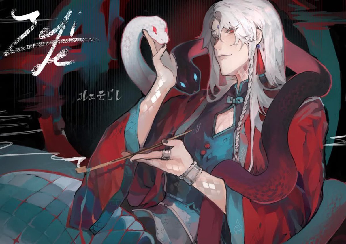 Ru_Elle208's tweet image. 🐍🐍🐍
First OC and naming him was HARD 😭💀
#art #oc #digitalart