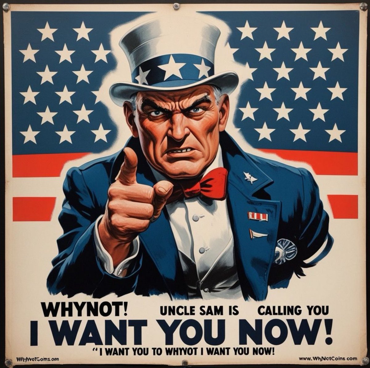WhyNotEcosystem's tweet image. #unclesam #whynotcoin #cryptocurrency