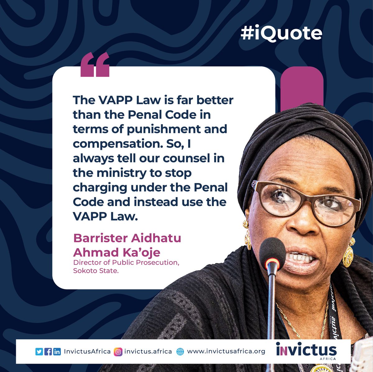 The VAPP Act isn’t just a law. It delivers real consequences for offenders and support for survivors.💯

Episode 1 of our #KnowTheVAPPAct series gives a brief background on the VAPP Act, while Episode 2 highlights the 26 offences it covers.

📍Watch both episodes here: