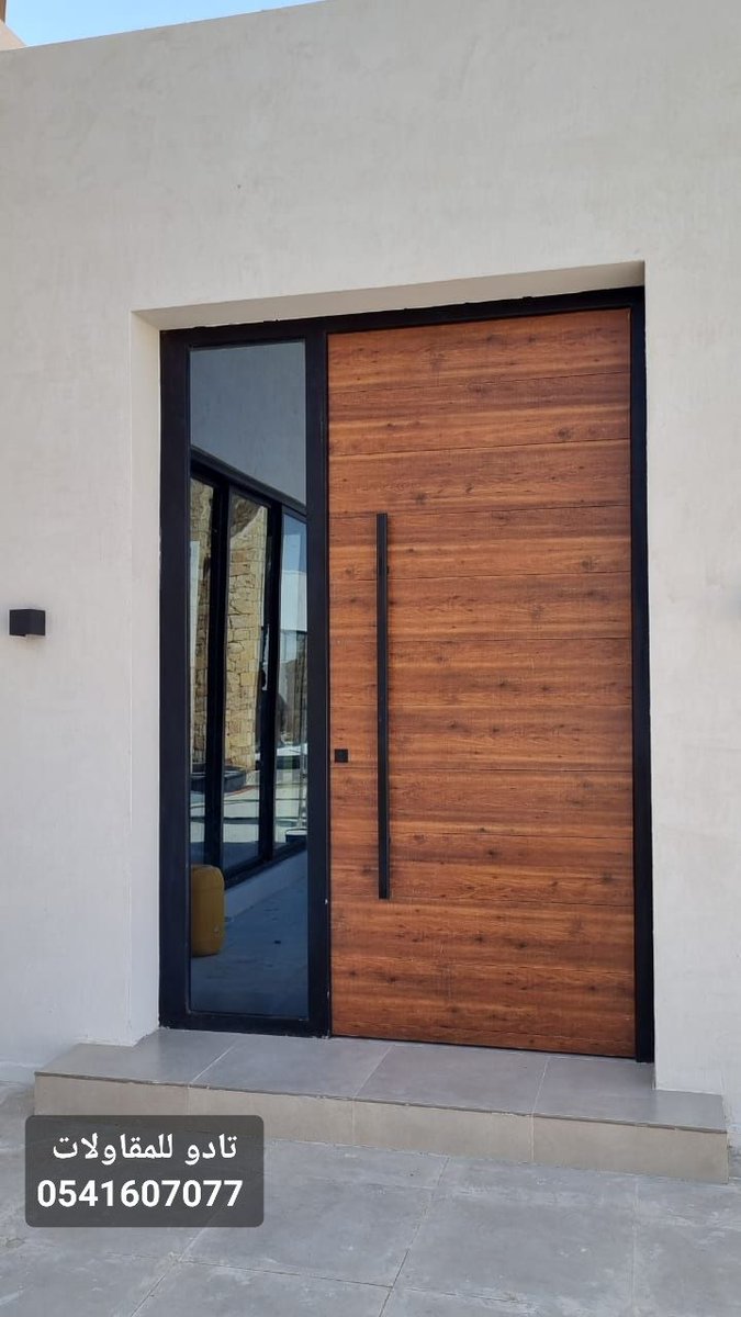 architeco1's tweet photo. قبل فترة كانت عندي استشارة تصميم واجهة، وسألني العميل عن أبواب الكلادنج بلون خشبي:

هل هي مناسبة؟ وهل جودتها عالية؟

جوابي كان تفصيلي… وفعلاً الموضوع يستحق التوسع.
بشارككم رأيي + مزايا وعيوب هالنوع من الأبواب.
تابع وريتويت للفائدة. https://t.co/MKRqTLPipo