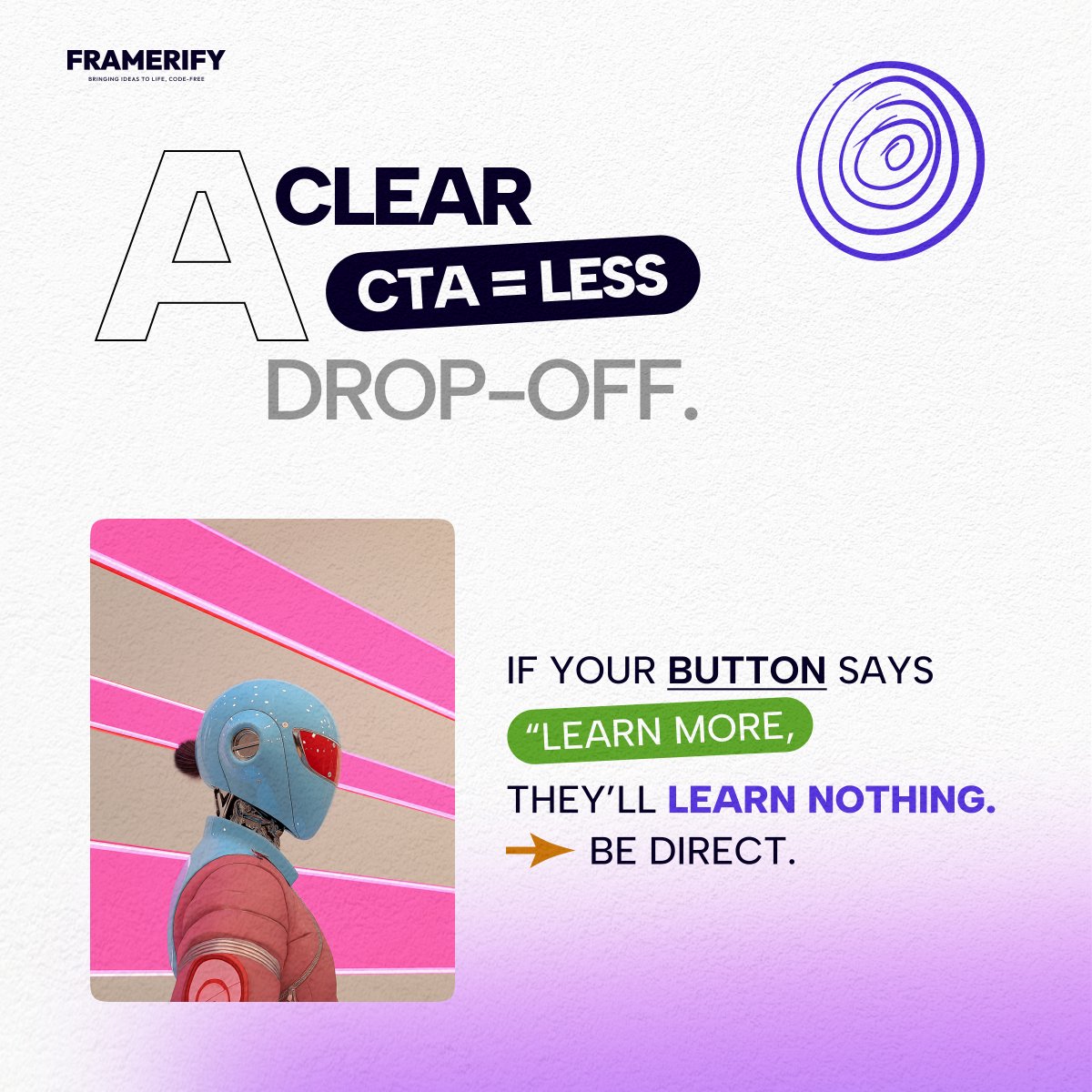 framerify's tweet image. Tired of designing by gut?
It’s time to replace guesswork with purpose-driven design.
💡 Clear CTAs
🎯 Intentional flow
📈 Real results

Swipe through this carousel to learn how Framerify helps you design for outcomes, not maybes.
#Framerify #UXDesign #framer #NoCode