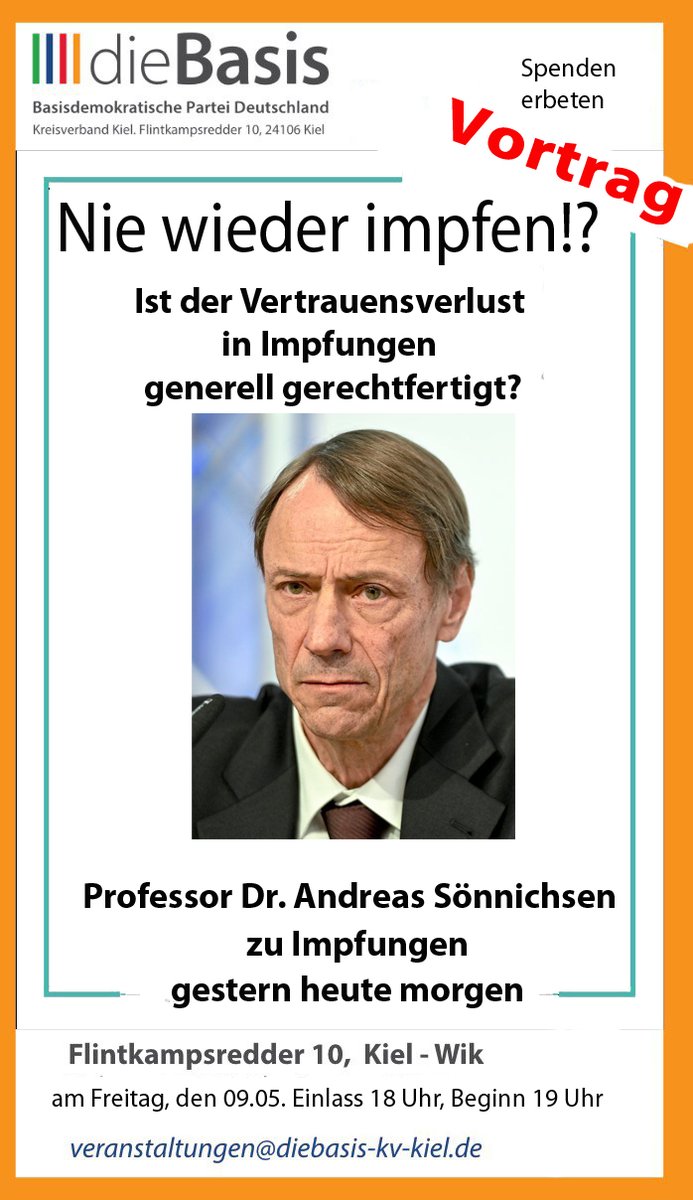 AndiSoenn's tweet image. Herzliche Einladung zu meinem Vortrag morgen Abend in Kiel:
diebasis-kv-kiel.de/veranstaltungen