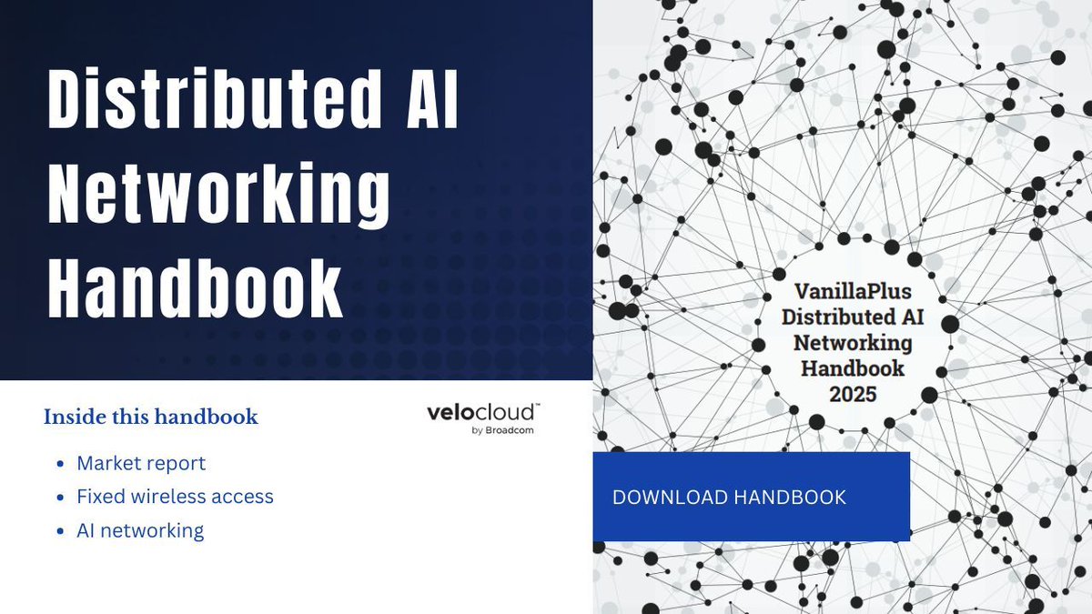 This year’s <a href="/Broadcom/">Broadcom</a> Distributed AI Networking Handbook dives into market forces, architecture &amp; #FWA: 

Access here:  bit.ly/4iUJlub