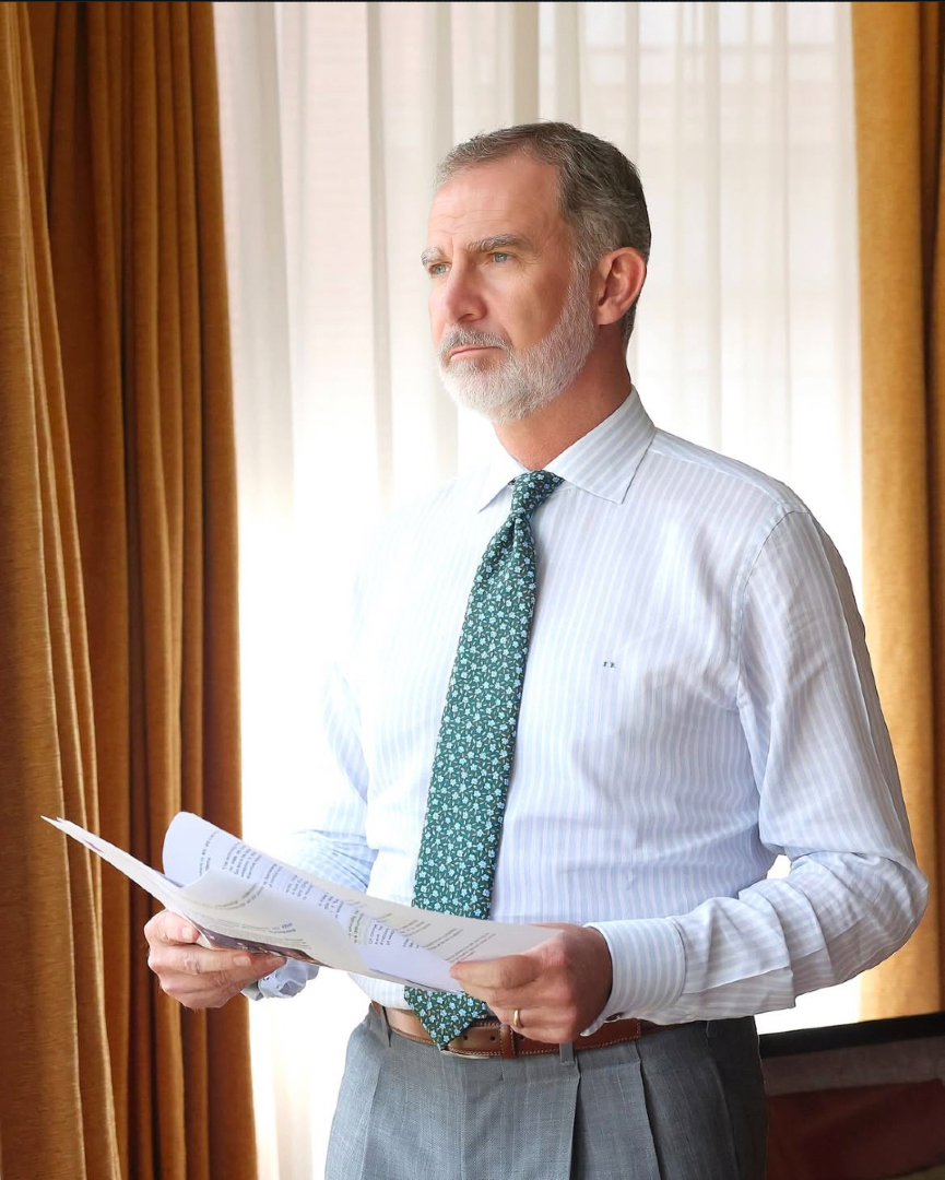 SM el Rey asiste hoy en el Palacio de Congresos de Badajoz "Manuel Rojas", de Badajoz, al acto de proclamación del Premio Princesa de Gerona “Investigación 2025”, en la cuarta etapa del Tour del talento.