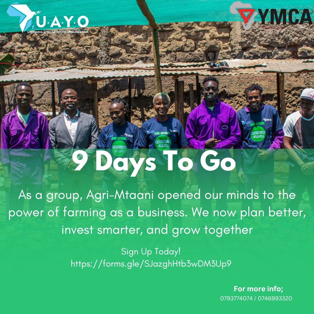Don’t miss your chance to join Agri-Mtaani!
💥 Practical lessons
💥 Hands-on skills
💥 Certificate to boost your future
⏰ Deadline: 9 days left!
Apply now and be part of the movement 🌾
#AgriMtaani #Cohort2Loading #FarmingForTheFuture