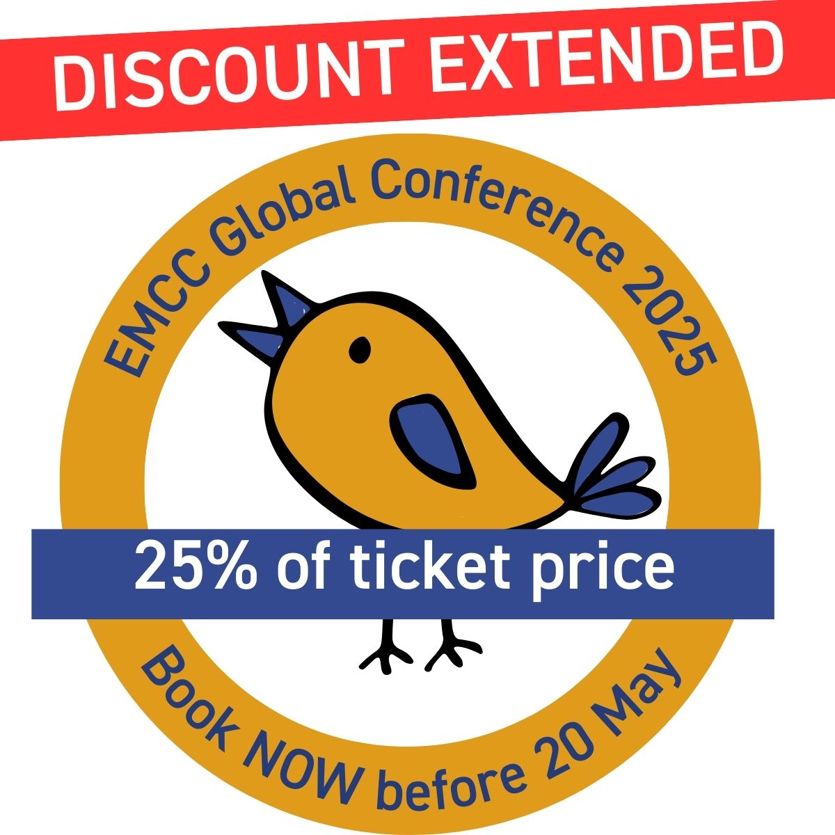 Don’t Miss Out (again) – Early Bird Discount Extended

Save 25% on your ticket to this unmissable event, with its fantastic line-up of speakers, panel sessions, workshops and networking.

Lock in your discount: vist.ly/3n3spxc