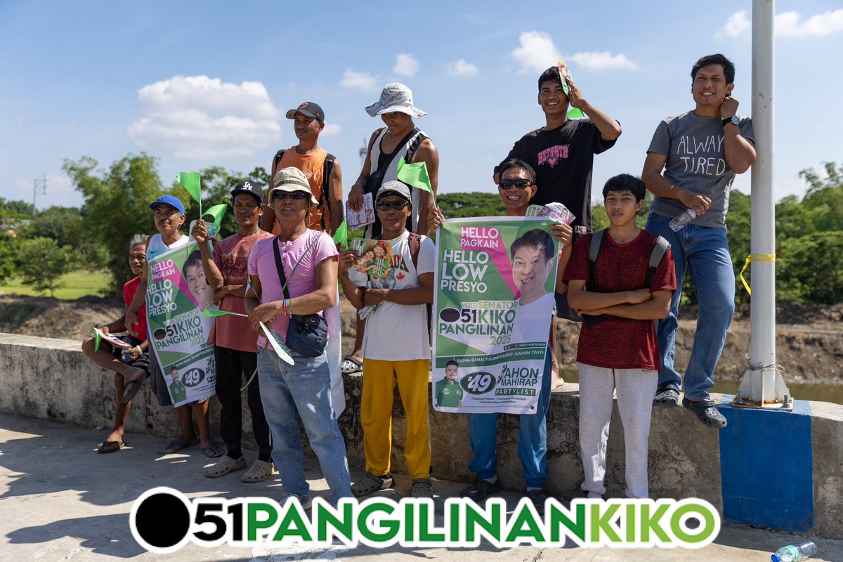 Ilocos Sur, iboto, Kiko Pangilinan, #51 sa balota! 🙏

Nagsimula ang aming Northern Luzon caravan sa Ilocos Sur Provincial Capitol, kasama si former Governor Chavit Singson.

Tuloy ang ating sama-samang pagkilos para sa mas malaking suporta sa agrikultura, patas na kita para sa