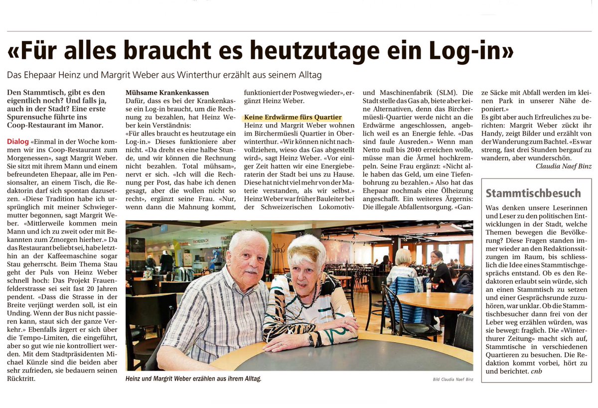 HEVWinterthur's tweet image. „Das sind faule Ausreden“: sagt das Ehepaar aus #Winterthur zur Gasabstellung und der Begründung warum kein Fernwärmeanschluss erstellt wird. Der HEV Region Winterthur fordert einen Fernwärmeanschluss für alle Winterthurer Quartiere: hev-winterthur.ch/artikel/stilll…

@Winti_WiZe
