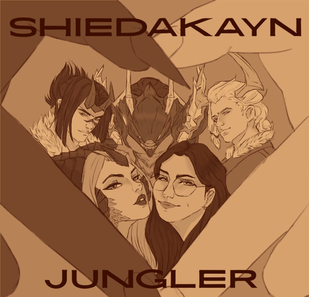 SHOUTOUT my favourite jungler ever 

Only one miss lady I plan on watching in pro play next week and it's my (not) wife 😍😍😍

(I drew this)