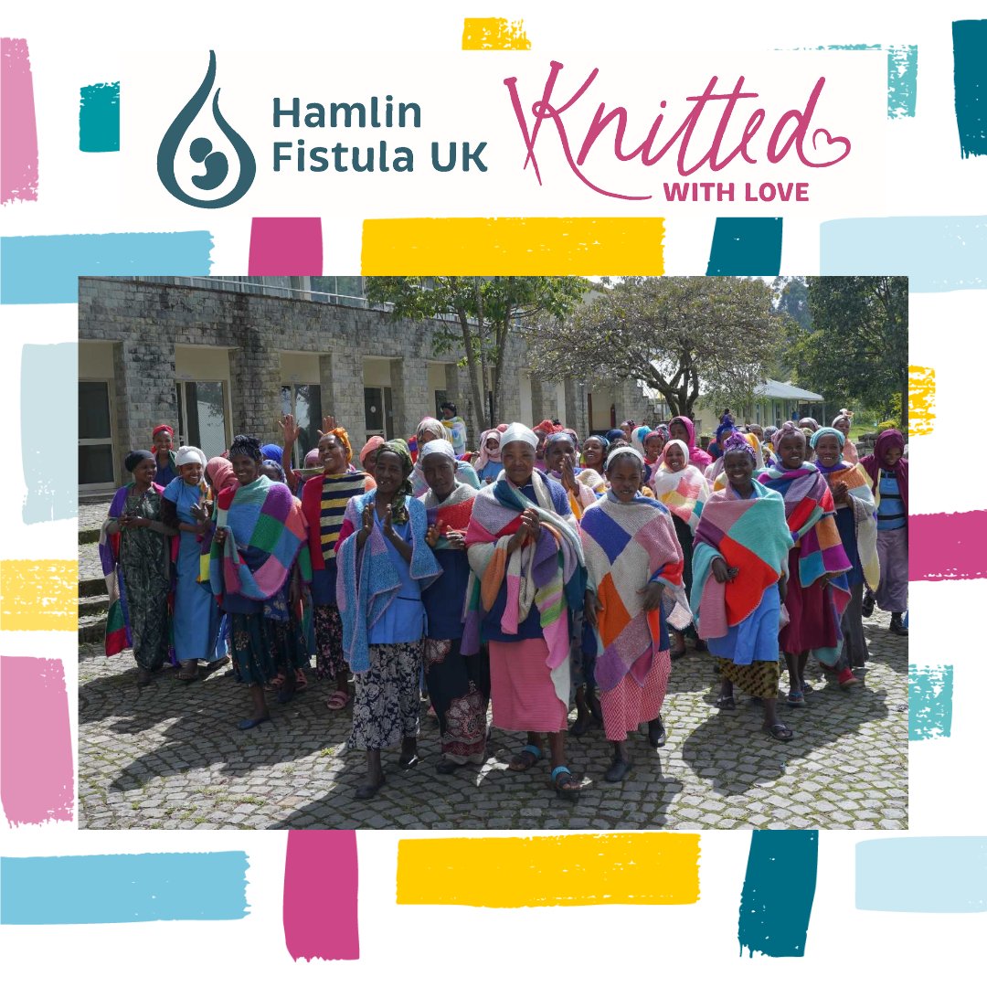 ⭐Join Hamlin’s amazing team of volunteer knitters and knit a blanket for a woman in Ethiopia
Every woman with childbirth injuries we care for and treat at our hospitals receives a handmade blanket upon arrival.

💙These beautiful items symbolise the love and care the women