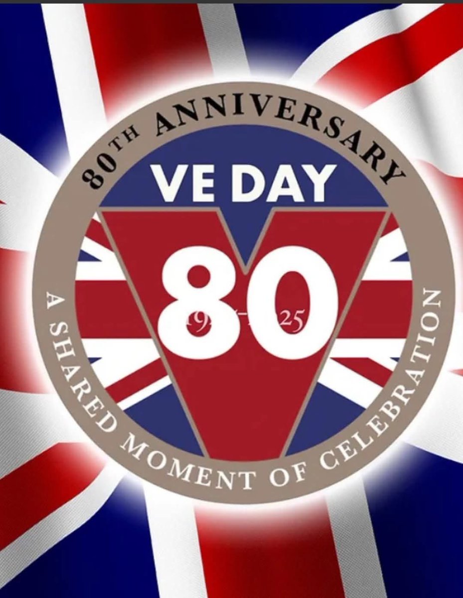 Comdt_GMACF's tweet photo. Today marks the 80th anniversary of VE Day — a moment to honour the bravery, sacrifice, and unity that brought peace to Europe in 1945. We remember those who served, those who gave everything, and the legacy of freedom they helped secure. Never forgotten 🇬🇧 

#VEDay80 https://t.co/7Gi3HcQMs8