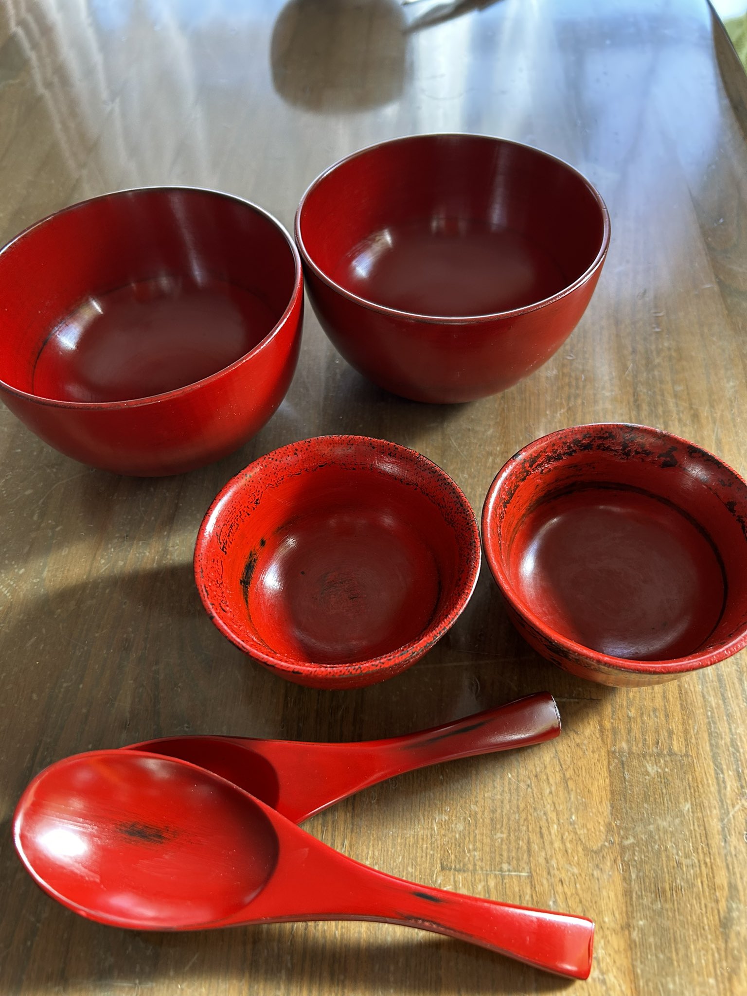 根来塗　大きな丸盆　木製　島安汎工芸製作所　長期保管品 根来塗 大きな丸盆 木製 島安汎工芸製作所 長期保管品 父の