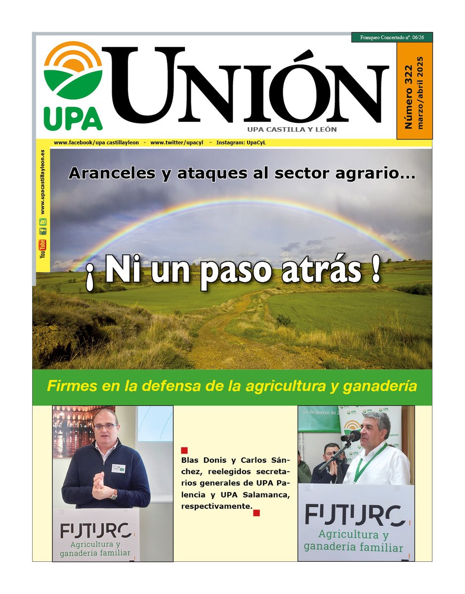 upacastillayleon (@upacyl) on Twitter photo En nuestro nuevo #UNIÓN recogemos las noticias de actualidad sobre el sector agrario. Toda la información de interés para agricultores y ganaderos en el periódico que edita <a href="/upacyl/">upacastillayleon</a>. Disponible en nuestras oficinas y en nuestra web upacastillayleon.es En nuestro nuevo #UNIÓN recogemos las noticias de actualidad sobre el sector agrario. Toda la información de interés para agricultores y ganaderos en el periódico que edita <a href="/upacyl/">upacastillayleon</a>. Disponible en nuestras oficinas y en nuestra web upacastillayleon.es