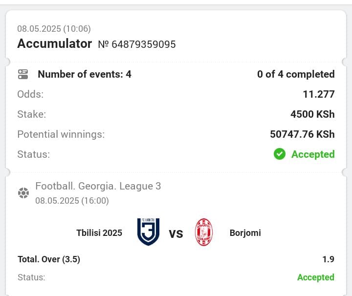 11 ODDS 🔥 🔥 🔥🔥
SITE: FANSPORT 🔥 
REGISTRATION LINK:cutt.ly/4rhIBfiG

Booking code:C138C

PROMO CODE: ESCOBAR254
APP LINK:appsharing.top/4E88
Make sure you stake high 🔥