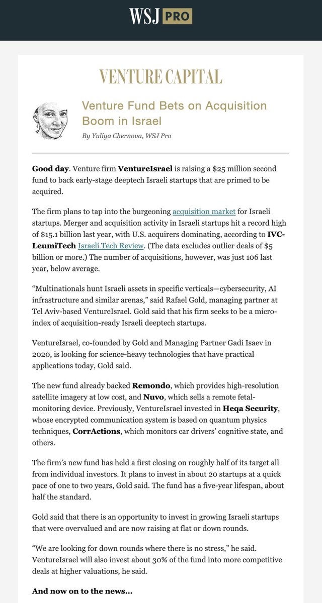 Now it’s official: VentureIsrael II is live!

Navigating turbulence is in our DNA — Gadi and I, along with our dear partners, launched our first fund at the height of a pandemic, and today we’re rolling out the second amid the war. It’s so rare for emerging funds to take this