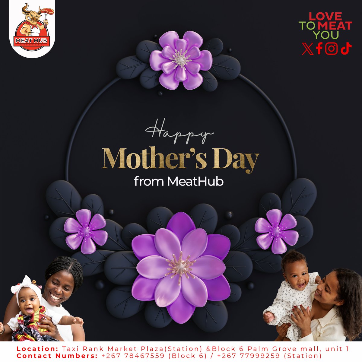 meathubbutchery's tweet photo. 🌸 Happy Mother’s Day to all the incredible mothers — we see you and we honour you. 💐

At Meat Hub Butchery, we know that mothers are more than the meals they prepare. They are leaders, nurturers, protectors, providers, and the heartbeat of every home.

#MeatHubBw #ThankYouMum https://t.co/BbFdjBBggG
