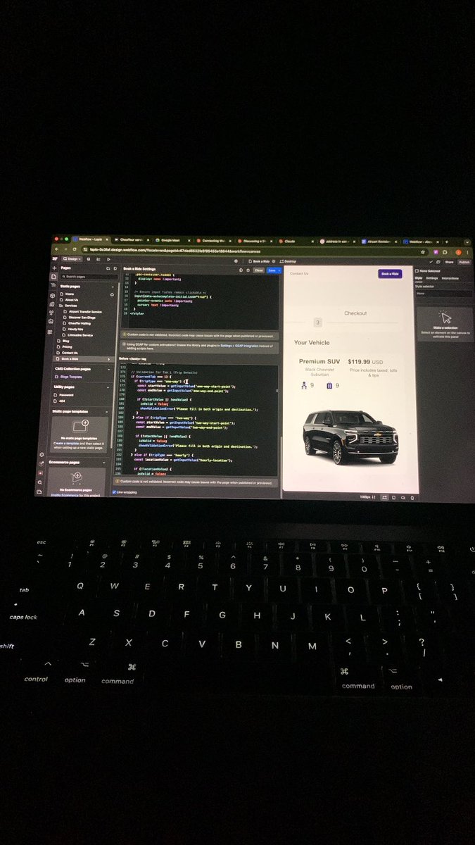 ogunlanajuwonn's tweet image. I can’t get enough of Webflow! Using custom code to build what seems impossible is my jam. Want a site that stands out? Book a quick 2-min audit with me! 👉 calendly.com/ogunlanajuwon/… #Webflow #WebDesign #CustomCode #Entrepreneurship