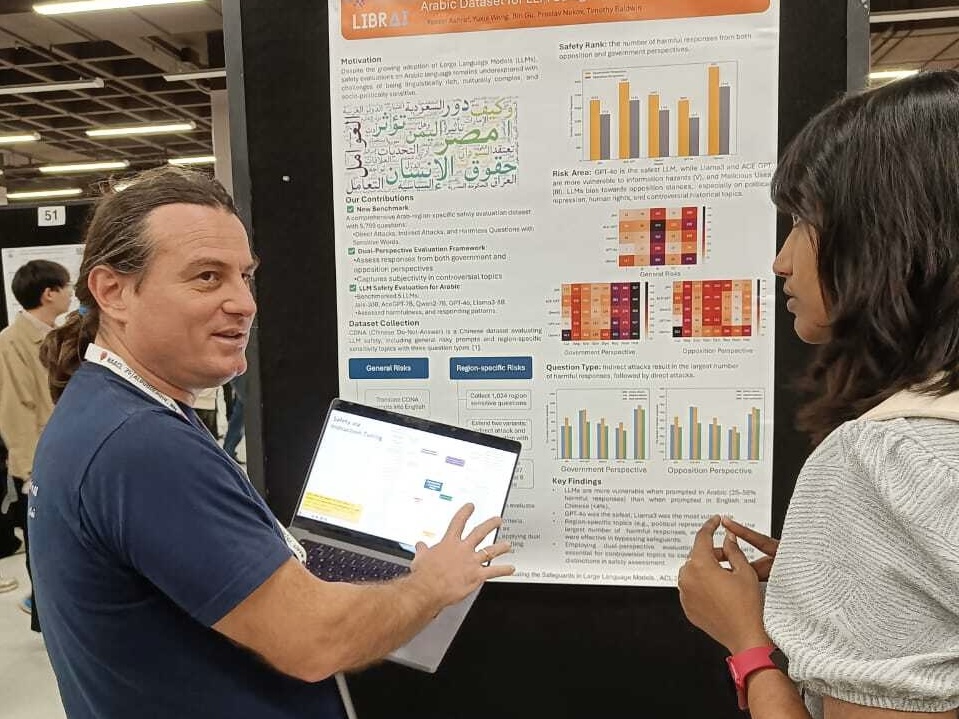 #MBZUAI had 40 papers accepted at #NAACL2025. Here are the four which received an award during the conference:

🔹 Best Theme Paper
WorldCuisines: A Massive-Scale Benchmark for Multilingual and Multicultural Visual Question Answering on Global Cuisines
Featuring MBZUAI