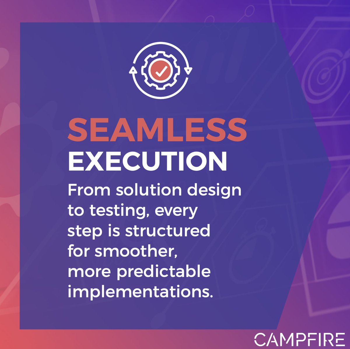 Implementing solutions can be chaotic: unclear scope, shifting #requirements. Campfire eliminates uncertainty with a standardized #roadmap, ensuring consistent, efficient delivery. Campfire, for #servicescompanies seeking clarity and confidence in implementations.