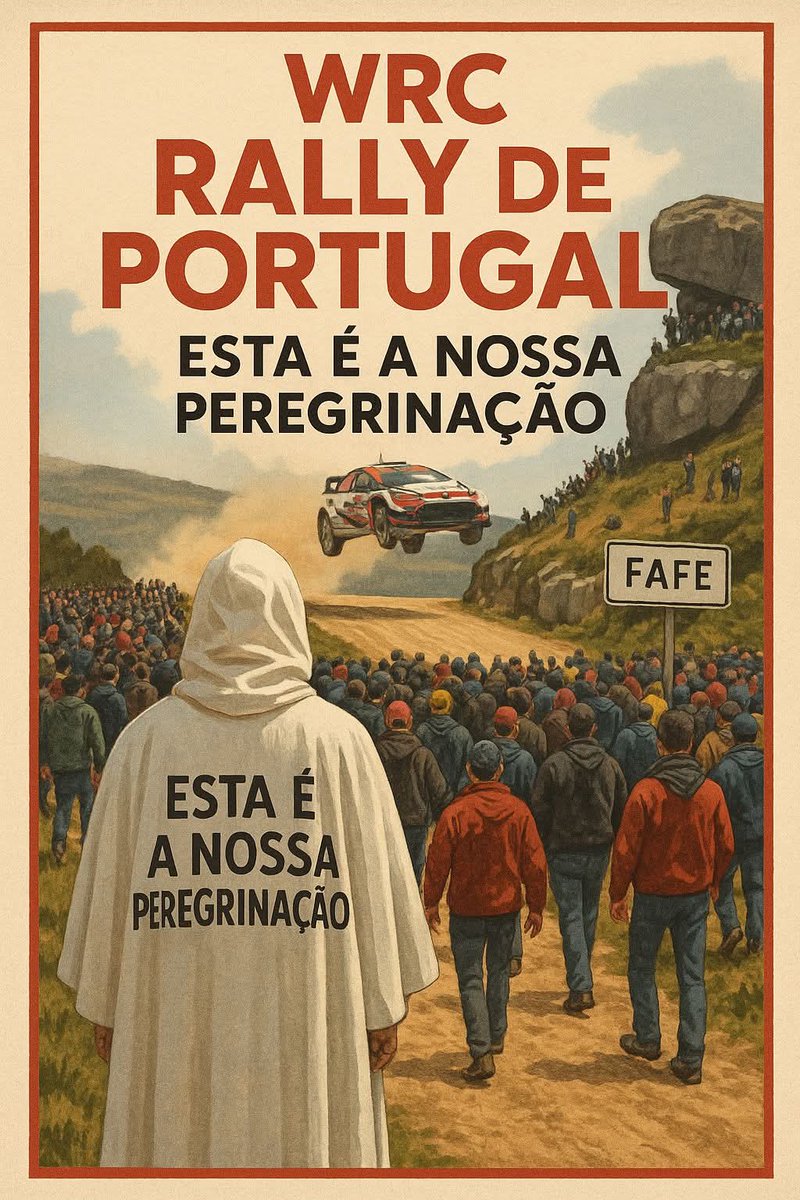Bom dia Doidos por Rally, ainda não temos Papa mas... a romaria já começou, de hoje a uma semana por esta hora está na estrada o Rally de Portugal de 2025.