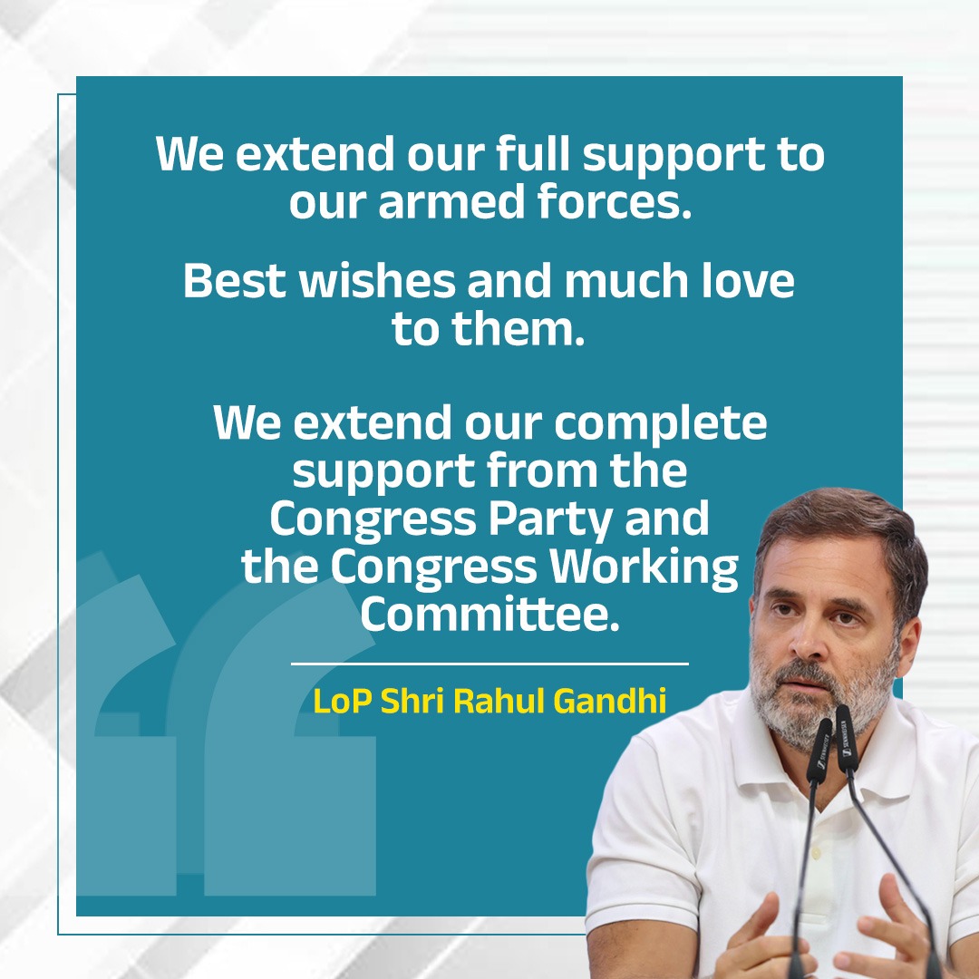 INCKarnataka's tweet photo. We Extend Our Complete Support To Our Armed Forces ✊ https://t.co/UNLABxkbvD