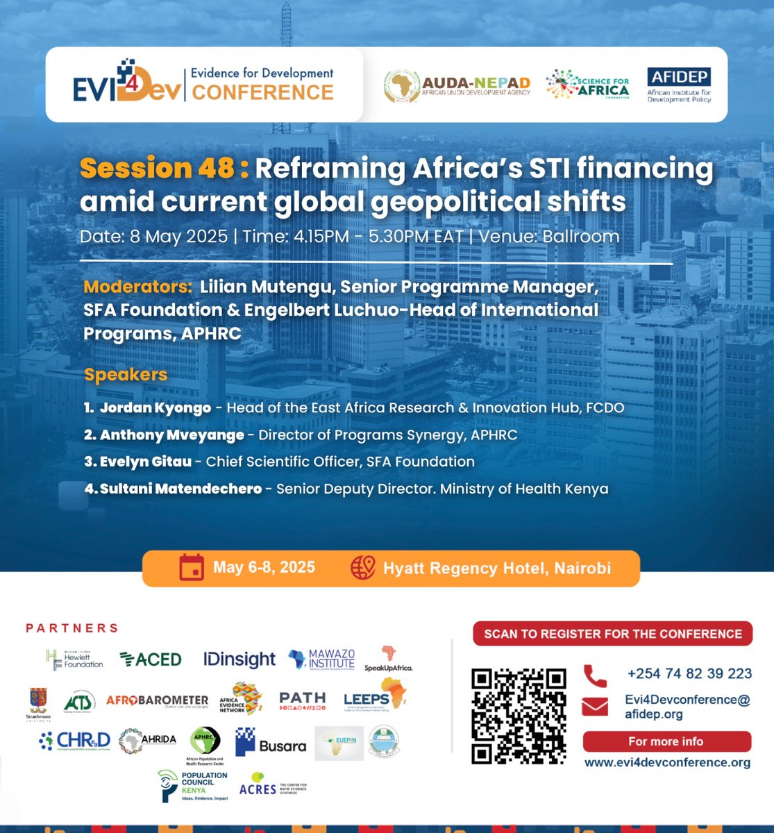 Lillian Mutengu (@lillianmutengu) on Twitter photo Join us today as we discuss this timely topic affecting Africa's RnD ecosystem. Are current global Geopolitical shifts an opportunity for Africa to reframe her RnD financing? <a href="/SciforAfrica/">Science for Africa Foundation</a> <a href="/aphrc/">APHRC</a> <a href="/FCDOResearch/">FCDO Research, Science and Technology</a> #Evi4DevConference2025 Join us today as we discuss this timely topic affecting Africa's RnD ecosystem. Are current global Geopolitical shifts an opportunity for Africa to reframe her RnD financing? <a href="/SciforAfrica/">Science for Africa Foundation</a> <a href="/aphrc/">APHRC</a> <a href="/FCDOResearch/">FCDO Research, Science and Technology</a> #Evi4DevConference2025