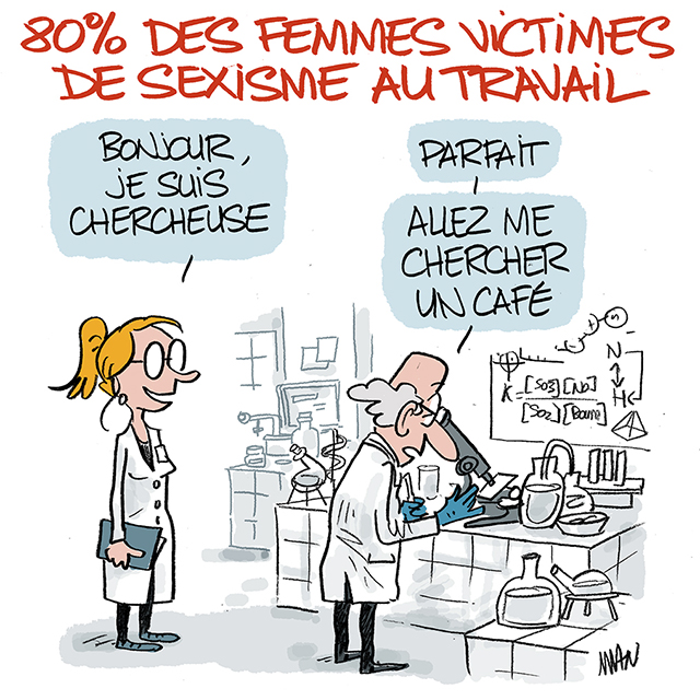 #Science #femmes #travail #Sexisme #DessinDePresse <a href="/Midilibre/">Midi Libre</a>