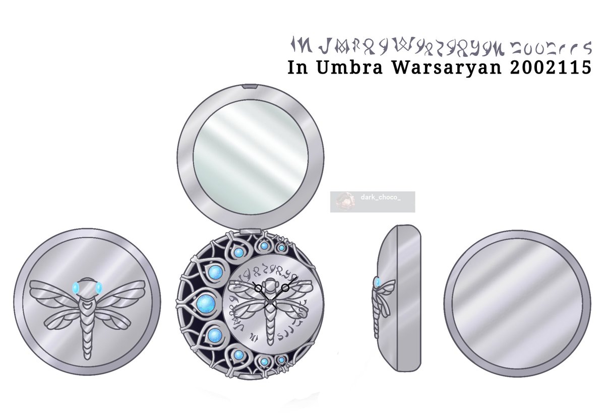 Warsaryan's Umbran Watch has finally been made. Very big thank you to dark_choco_ on Discord for helping bring my idea to life! 

#Bayonetta 
#BayonettaArt 
#BayonettaFanArt