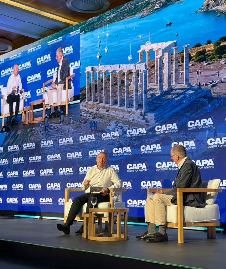 CAPA_Aviation's tweet photo. .@IATA DG Willie Walsh: "Net zero by 2050 is a target that is achievable, but I don’t see interim targets being achievable unless there is a significant change in approach" #CAPASummit https://t.co/YBPo9iJkns