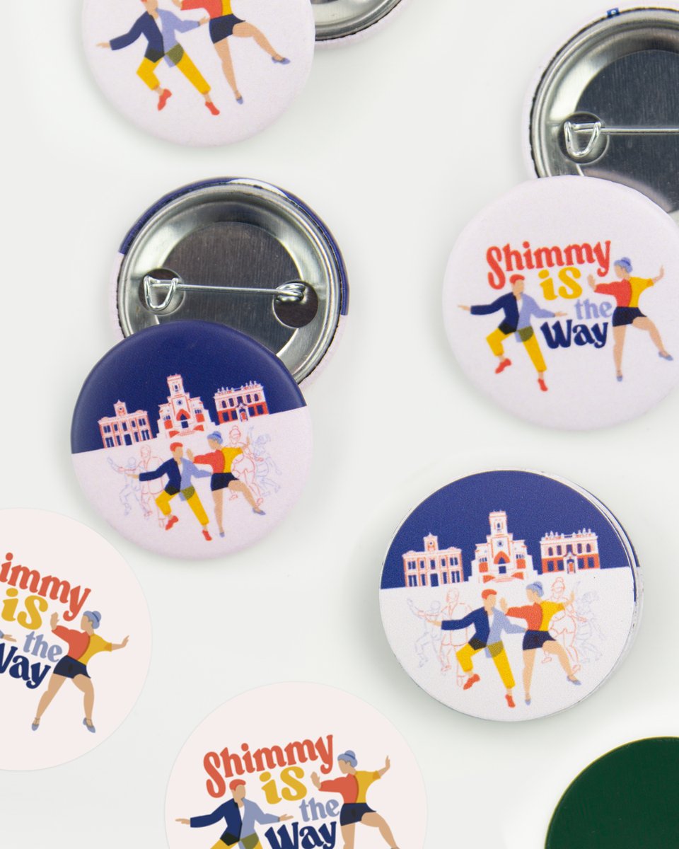 🕺✨ When the music hits and your feet move on their own… you’re at Shimmy Fest!
An international swing fest full of energy and good vibes.
Thanks for choosing Camaloon for your custom badges and magnets! 🎶💃