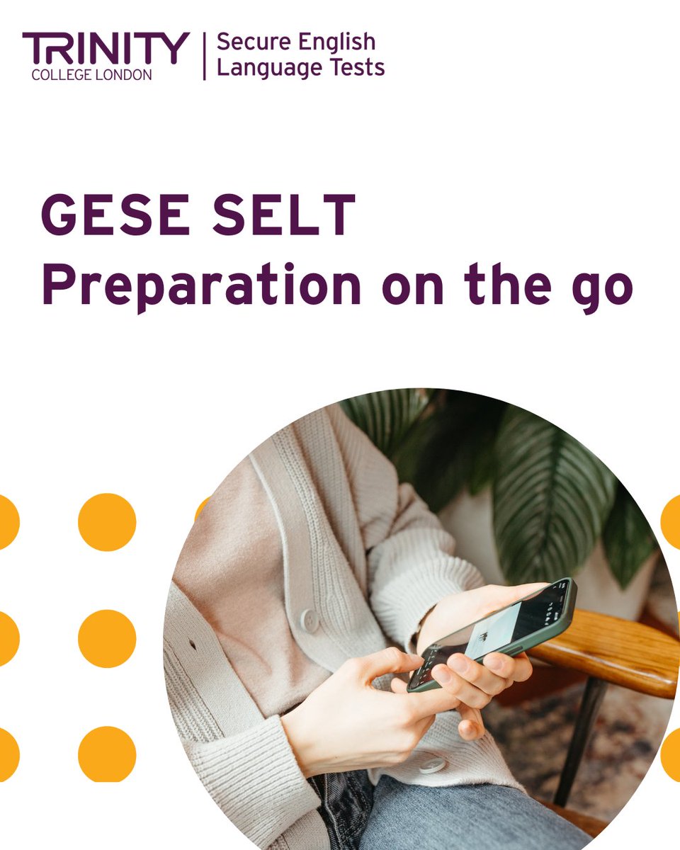 Our SELT Study App has everything you need to prepare—listening exercises, recording tools, and quizzes, all in one easy app.

Study for your SELT anytime, anywhere! 📱

Check out the app now by clicking the link - hubs.ly/Q03fWj0x0

#TrinityCollegeLondon #SELT #TrinitySELT