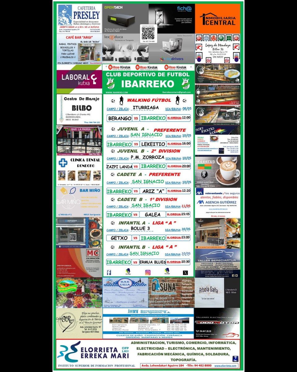 🕓 OᖇᗪᑌTᕮGIᗩK + SᗩIᒪKᗩᑭᕮᑎᗩ 📊

#Ibarreko 🟢⚪
                    instagram.com/p/DJYl8pWtVK4/…