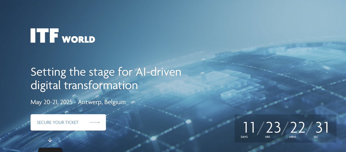 Secure your ticket for <a href="/imec_int/">imec</a>'s flagship event on May 20-21. An unparalleled speaker line-up of tech experts will take you to the future of AI-driven digital transformation. 

All info via imecitf.com/world