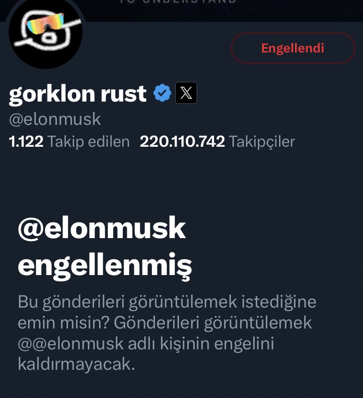 selonizm's tweet image. Yapıştırın ❌ #blockelonmusk